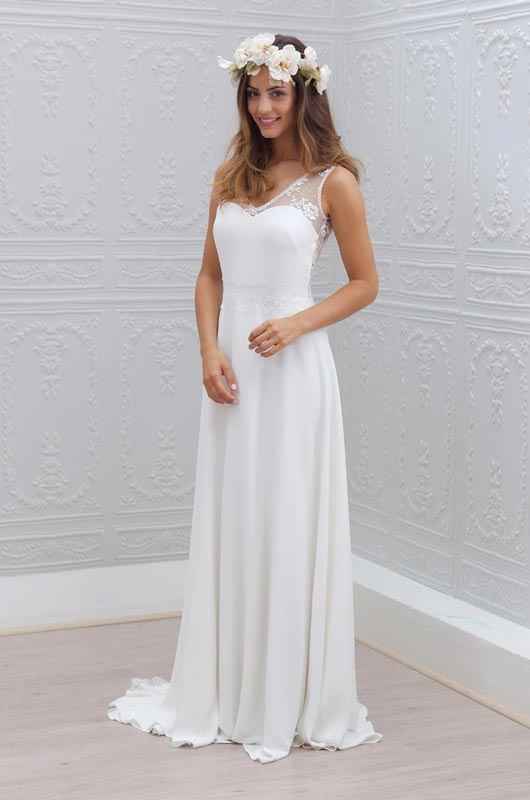 Robe mariée esprit bohème.. - 1