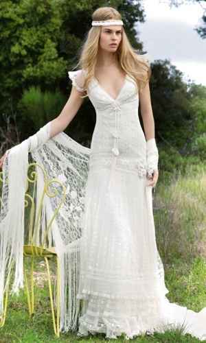 Robe mariée esprit bohème.. - 13
