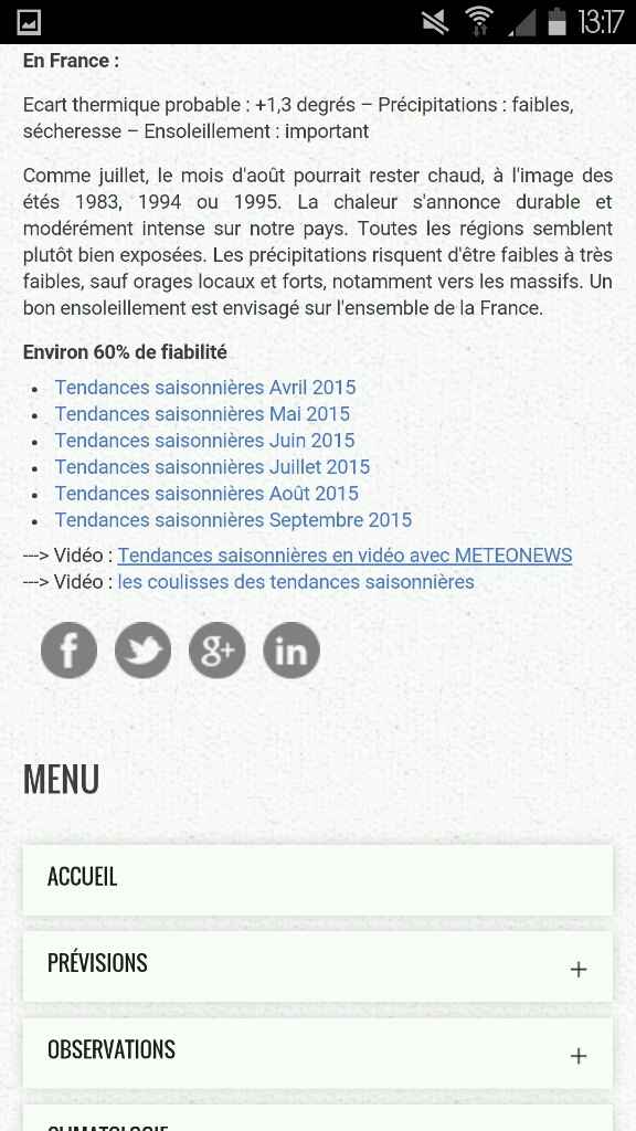 Meteo août :) - 2