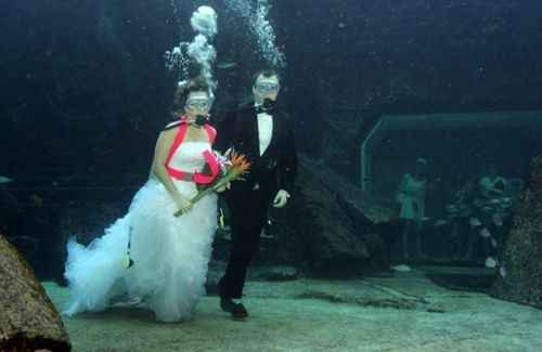 Mariage sous l eau :) - 4