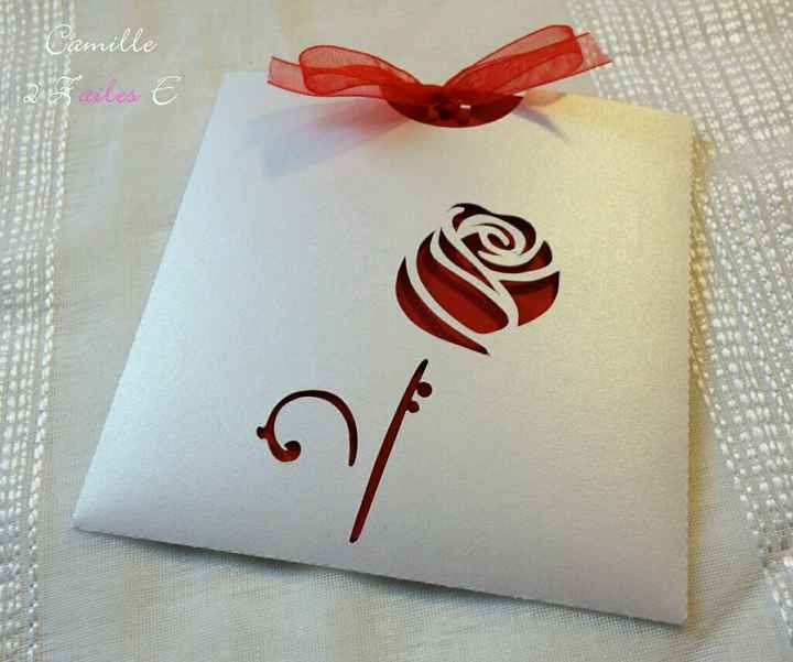 Mariage theme rose rouge - 2