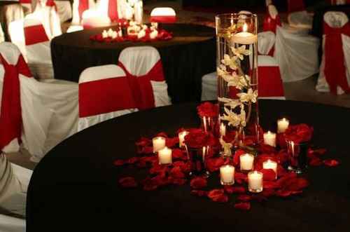 Mariage theme rose rouge - 12