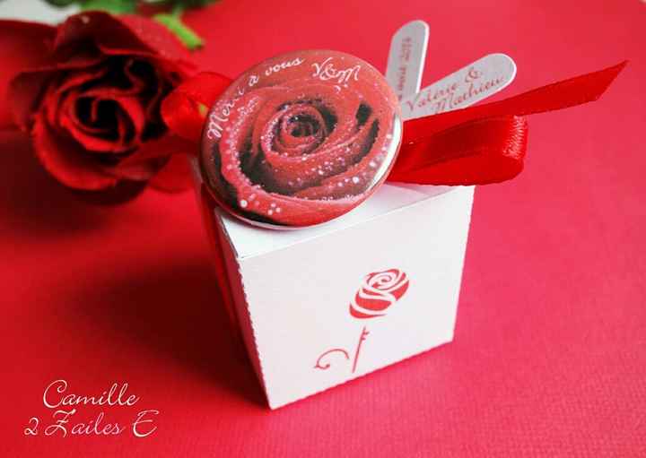 Mariage theme rose rouge - 17