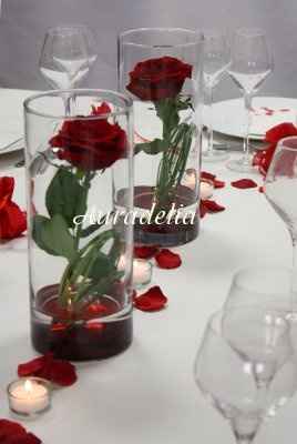 Mariage theme rose rouge - 18