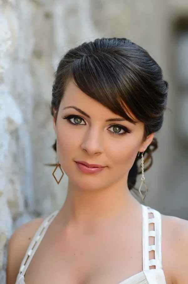 Coiffure de mariée avec franges - 3