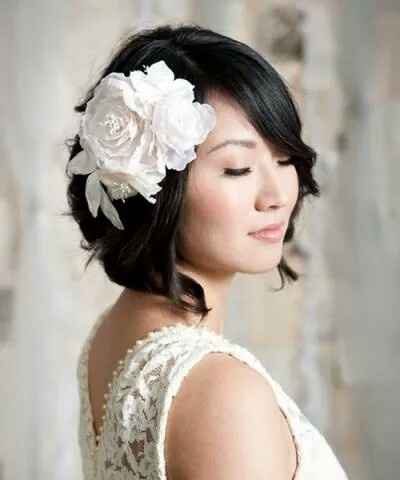 Coiffure mariée cheveux courts - 3