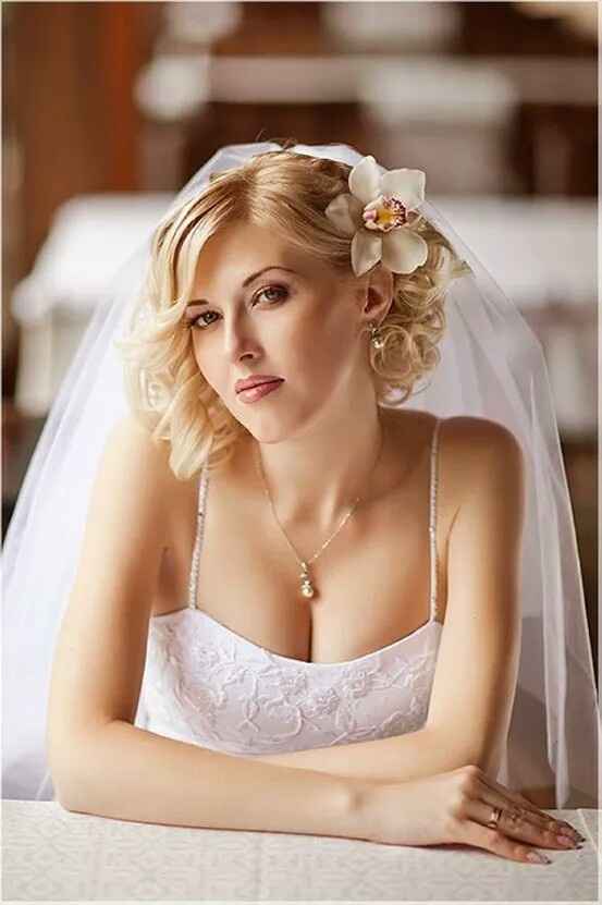 Coiffure mariée cheveux courts - 4