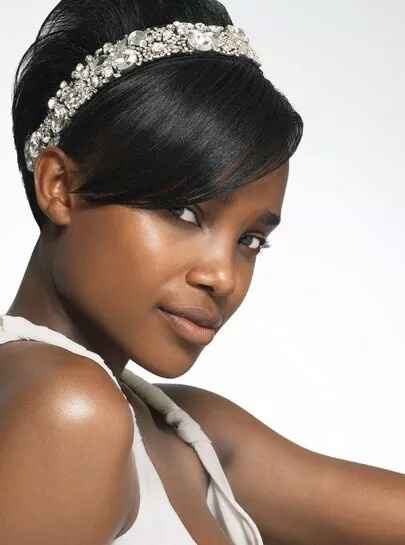 Coiffure mariée cheveux courts - 6