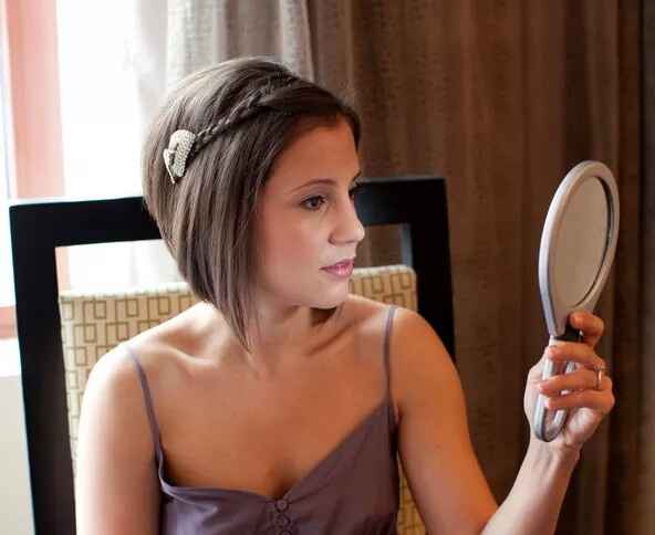 Coiffure mariée cheveux courts - 23