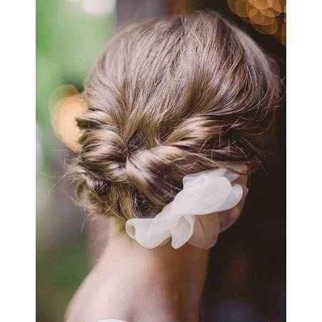 Coiffure mariée cheveux mi long - 17