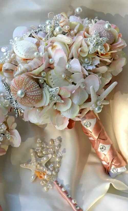Bouquet mariée sans fleur ou fausse fleur - 5
