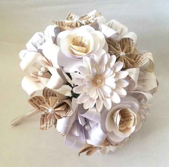 Bouquet mariée sans fleur ou fausse fleur - 16