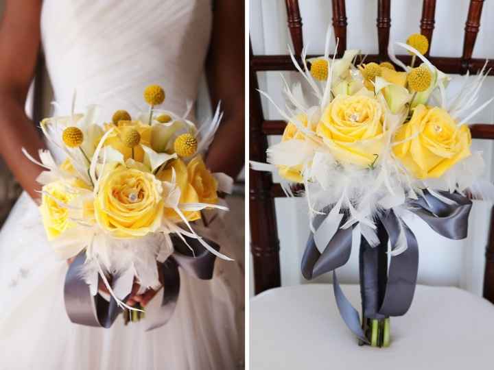 Bouquet mariée sans fleur ou fausse fleur - 22
