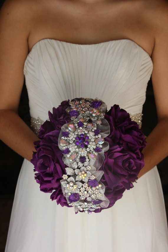 Bouquet mariée sans fleur ou fausse fleur - 45