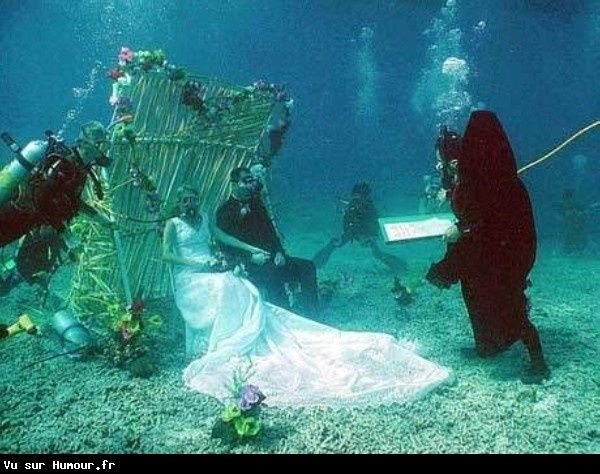 Mariage sous l eau :) - 3