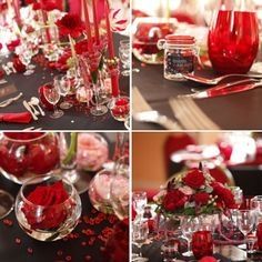 Mariage theme rose rouge - 13