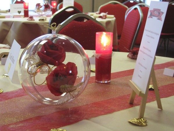 Mariage theme rose rouge - 14