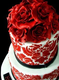 Mariage theme rose rouge - 19
