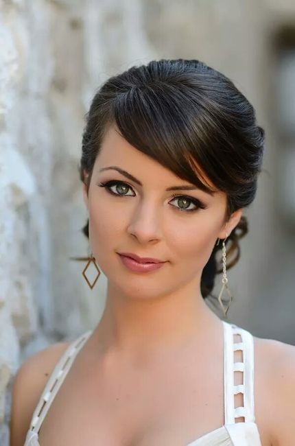 Coiffure de mariée avec franges - 3