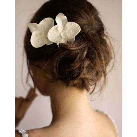 Coiffure mariée cheveux mi long - 19