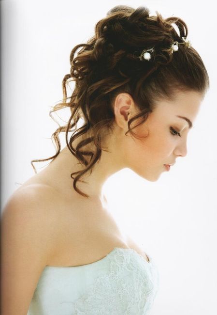 Coiffure mariée cheveux mi long - 30