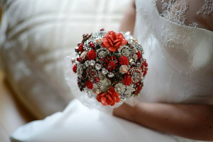 Bouquet mariée sans fleur ou fausse fleur - 39