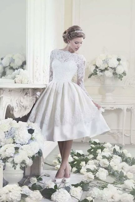 Robe de mariée courte - 11