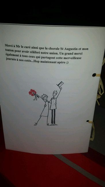 Livret de messe et bouquet - 2