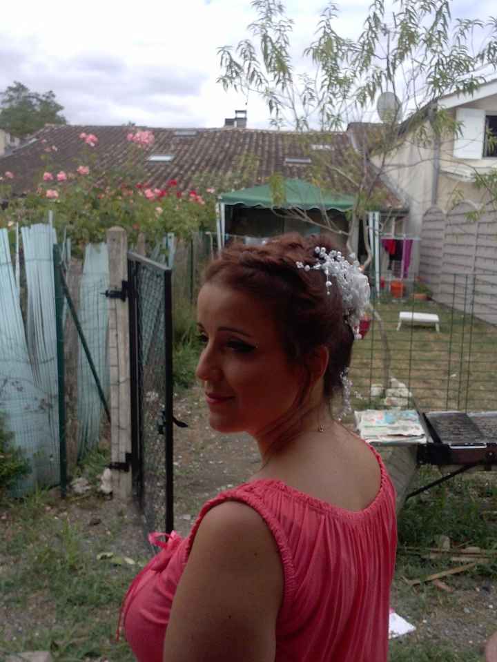 essai coiffure ceremonie  laique