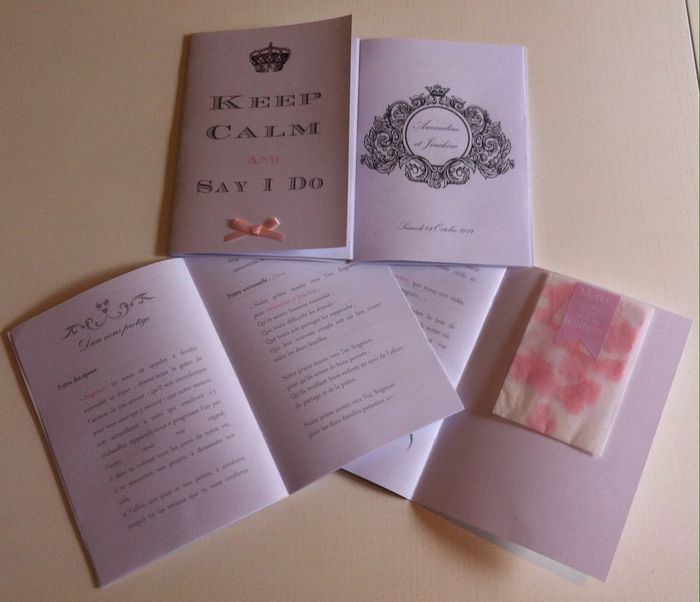 Livrets de messe finis!!!! Oufff