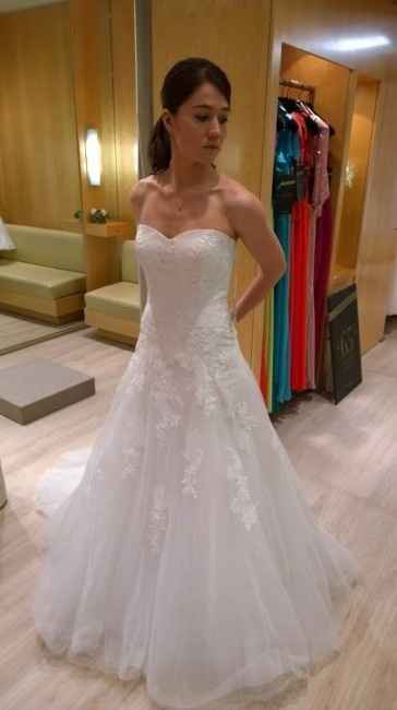 1er style robe coupe droite