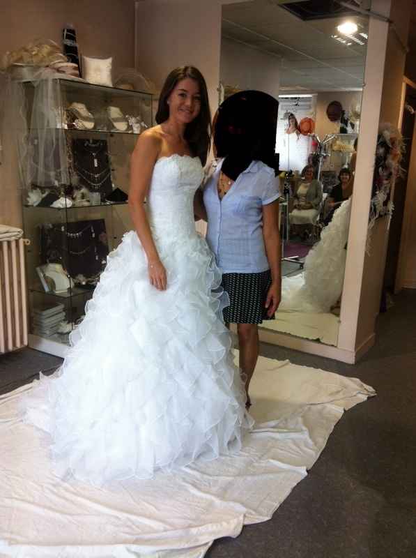 Second essayage traine remontée 