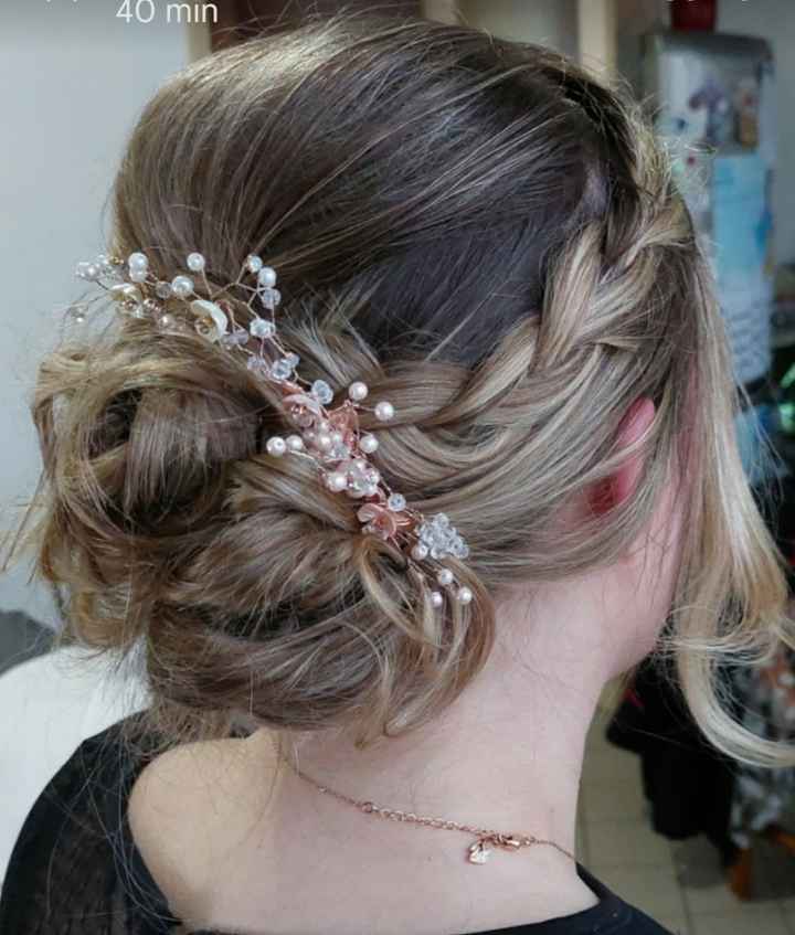 Chignon avec cheveux fins - 1