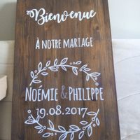 Panneau bienvenue