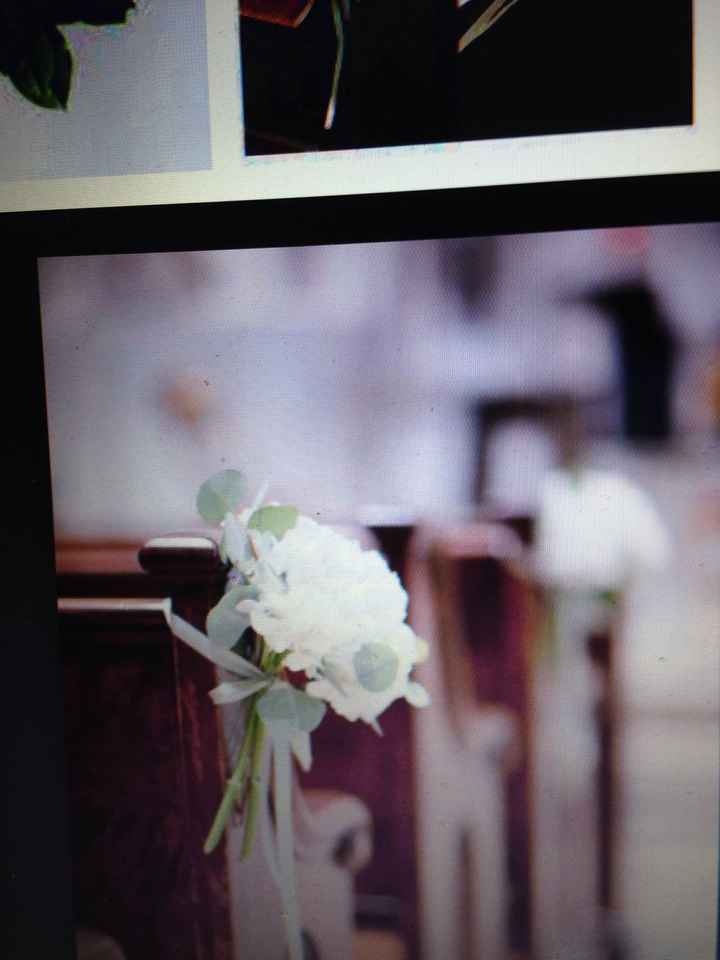 Vos décorations de bancs et de chaises pour l'eglise (je cherche des idées de fabrication merci) - 1