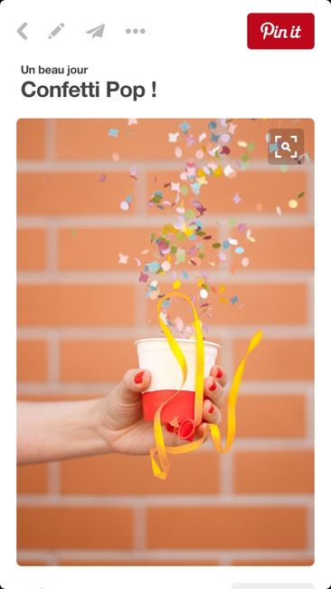 Contenant pour confettis - 1