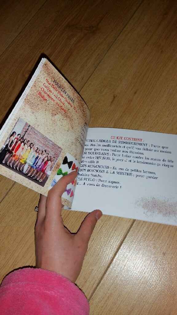 Mes kits pour témoins , demoiselles et garçons d'honneur - 5