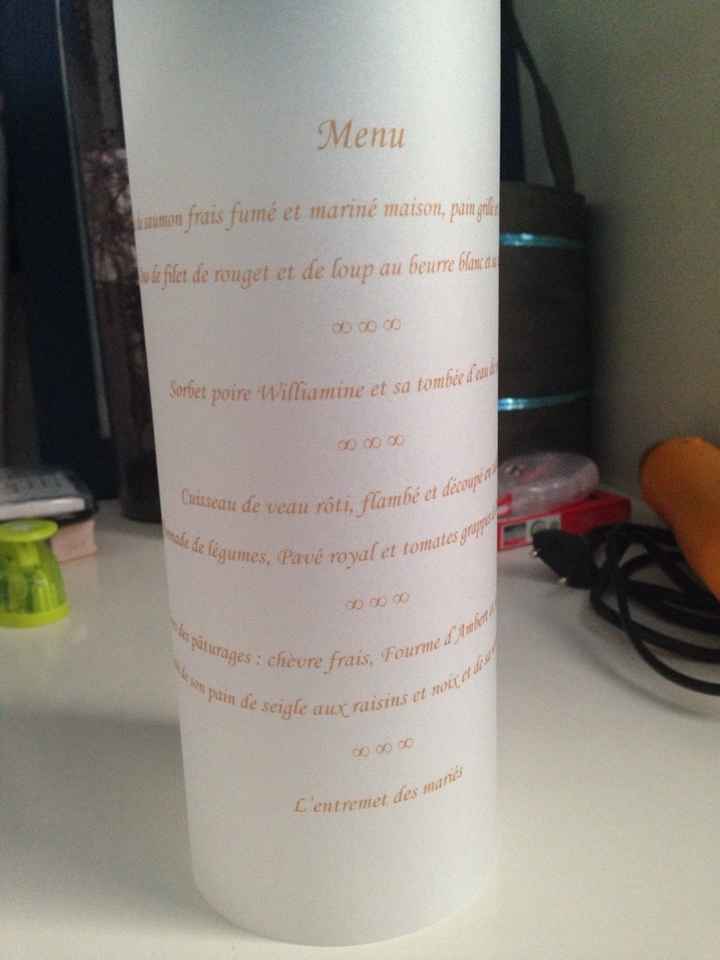 Menu fini - 1