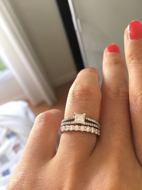 Bague de fiançailles et alliance - 1