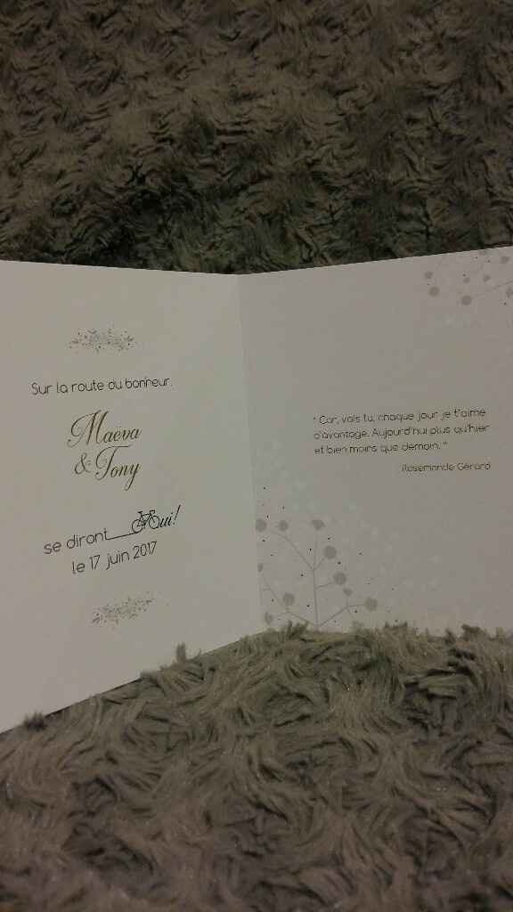 Faire-part 😍 - 2