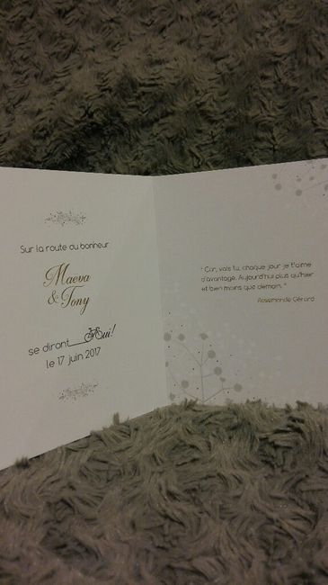 Faire-part 😍 - 2