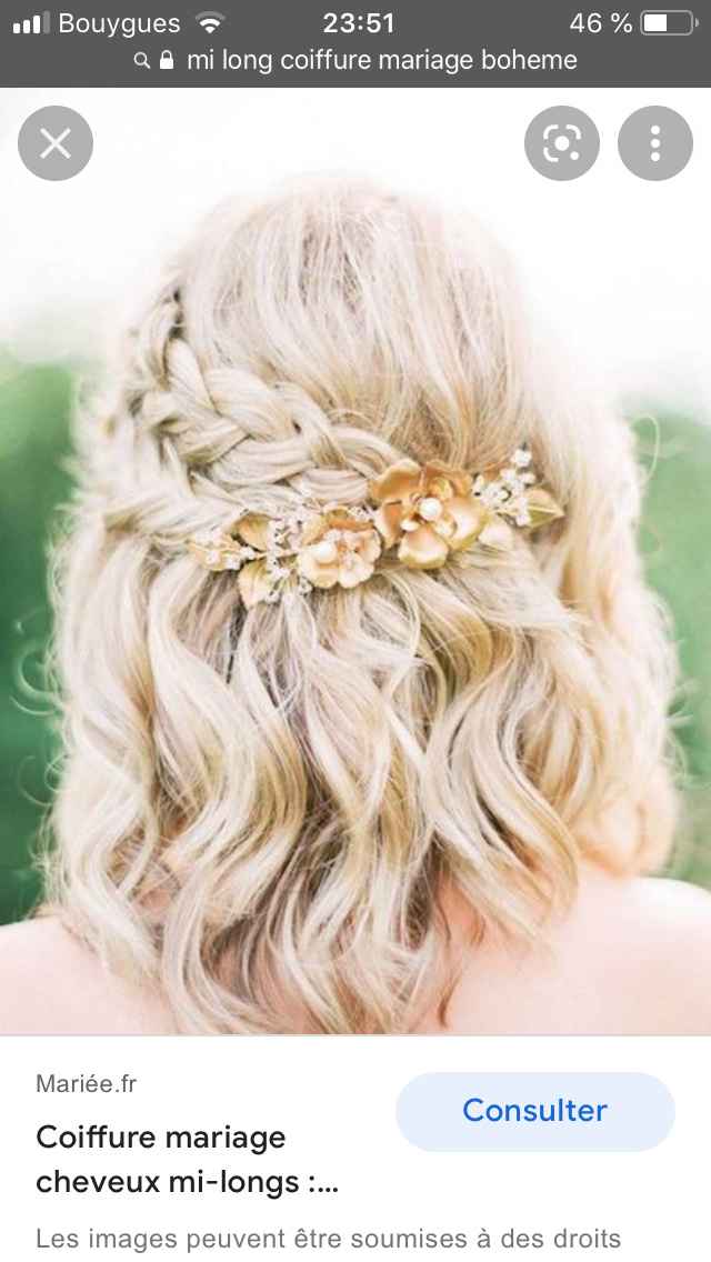 Coiffure cheveux mi-longs - 2