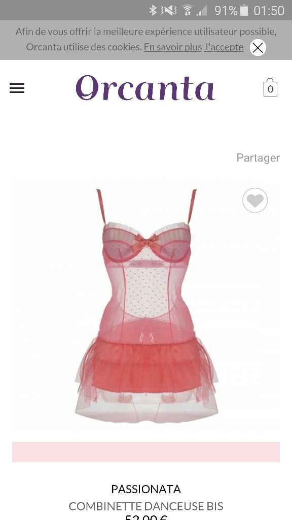 Lingerie nuit de noce - 1