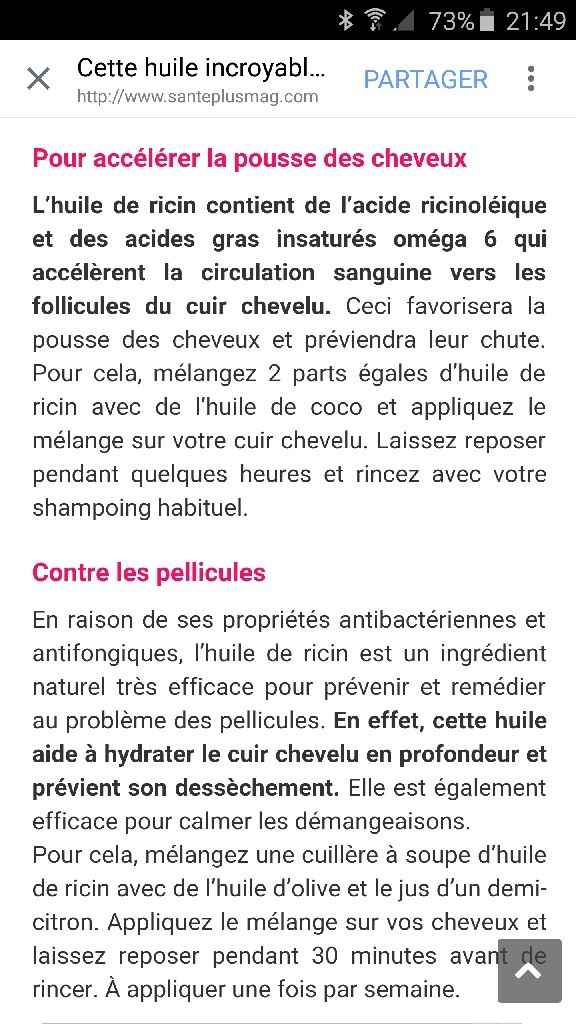 Les vertus de l'huile de ricin - 3