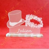 Marque place transparent