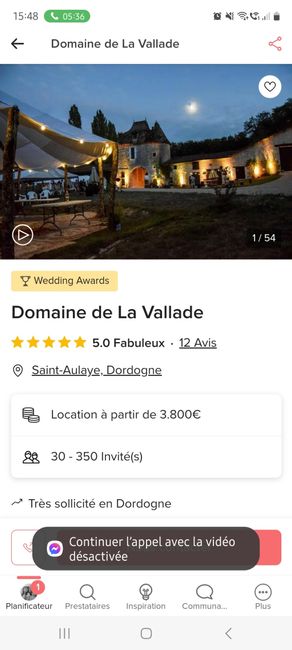 JEU : Réserve un lieu en cliquant sur la liste des prestataires Mariages.net ! 📸 - 1