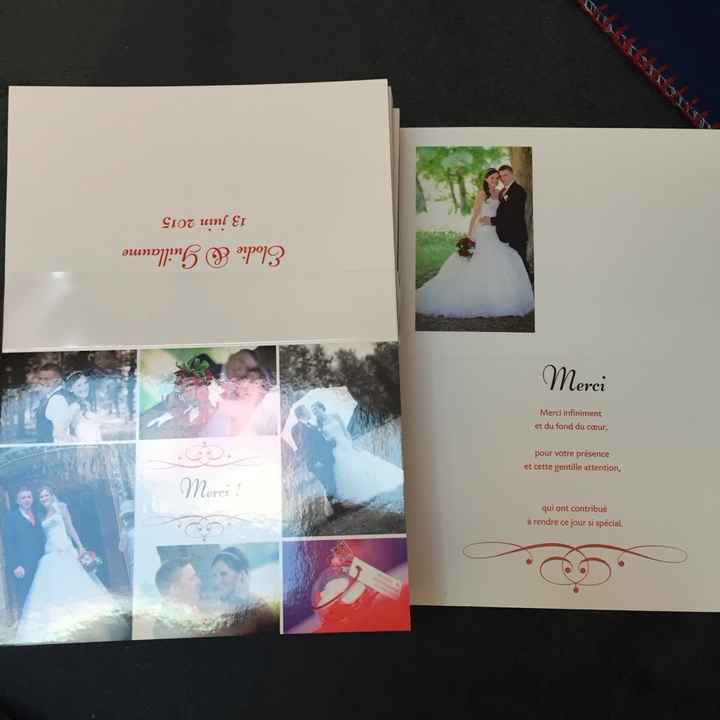 Vos cartes de remerciements - 1