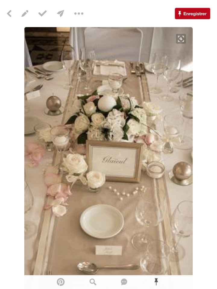 Inspiration table d'honneur