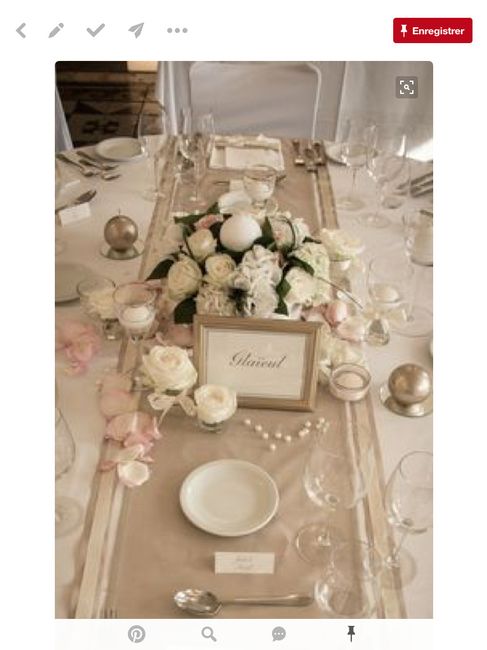 Inspiration table d'honneur