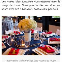 Decoration bleue blanc rouge - 2